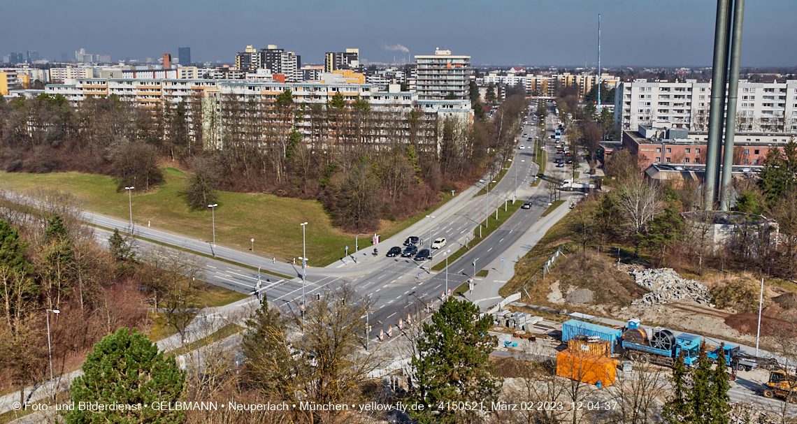 02.03.2023 - Panoramaufnahmen vom Marx-Zentrum und dem Annete-Kolb-Anger